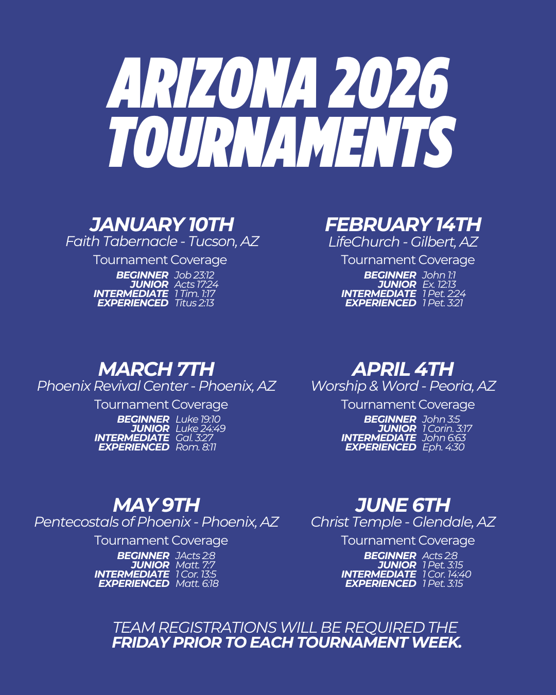 January 2024 AZ BQ Tournament